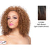 Futura Synthetic Half Wig Ellie,Two tone frost blend of dark brown layer over light golden brown bottom