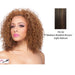 Futura Synthetic Half Wig Ellie,Medium brown base with light auburn highlights