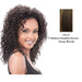 Premium Quality Half Wig Fame,Medium brown base with strawberry blonde highlights