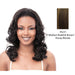 Heat Resistant Synthetic Curable/Curly Half Wig (Isabel),Medium brown base with strawberry blonde highlights