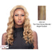Iron Friendly Synthetic Wavy Half Wig Jasmine,Two tone frost blend of strawberry blonde and bright pumpkin layer over gold light auburn bottom