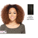 Hw Poet Futura Medium Synthetic Half Wig,Off black base with light auburn highlights