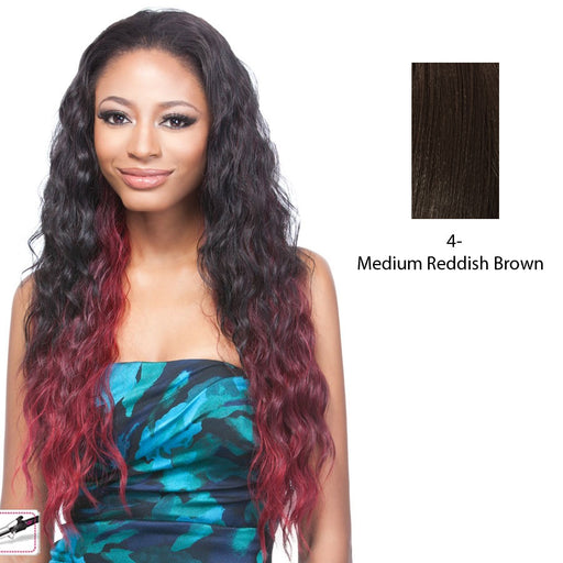Futura Synthetic Half Wig Long Wavy High Heat Resistant Runaway,Dark brown