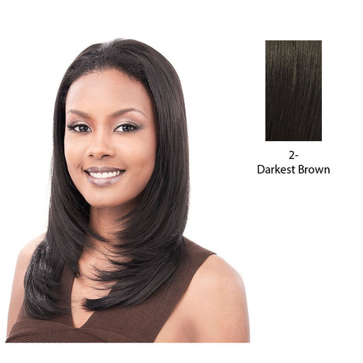 Premium Quality Hw Half Wig,Sheri,Darkest brown