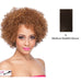 Sonie Heat Friendly Synthetic Half Wig,Dark brown