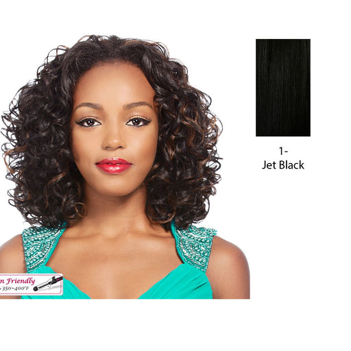 Iron Friendly Half Wig Tam,Black