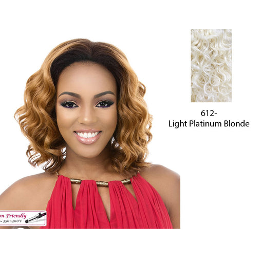 Synthetic Hair Half Wig Tullia,Pale blonde