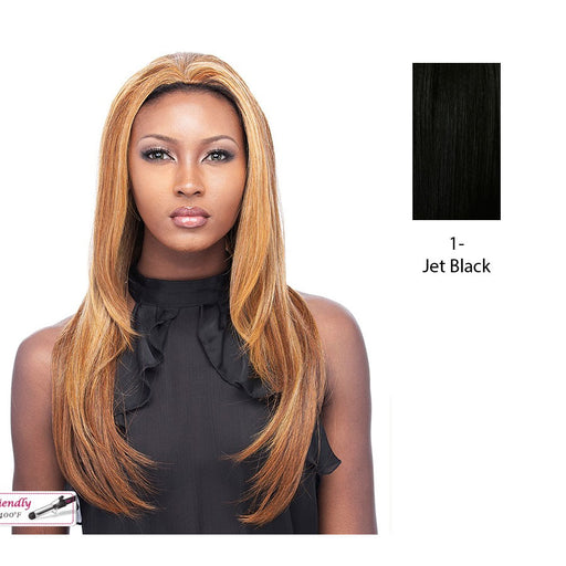 Xena Synthetic Half Wig,Black