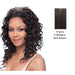 Hw Paula Perfect Curls Half Wig Iron Friendly,Off black base with dark auburn highlights