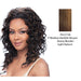 Hw Paula Perfect Curls Half Wig Iron Friendly,Streaked blend of medium brown, strawberry blonde, and light auburn