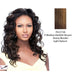 Futura Half Wig Penny,Streaked blend of medium brown, strawberry blonde, and light auburn