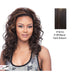 Half Wig Regina Medium To Big Curls Half Wig Iron Friendly,Off black base with dark auburn highlights