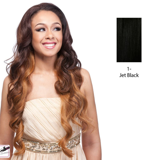 Futura Synthetic Half Wig Smooth,Black