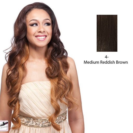 Futura Synthetic Half Wig Smooth,Dark brown
