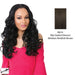 Synthetic Half Wig Stardust,Mix of darkest brown and medium brown