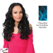 Synthetic Half Wig Stardust,TT AQUA BLUE