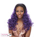 Hw Stardust Med To Long Curly Half Wig Iron Friendly,TT PURPLE