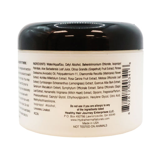 Hydratherma Naturals Aloe Curl Enhancing Twisting Hair Cream 8 Oz.