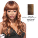Synthetic Futura Friendly Lusciousl Addison Long Layered Wig,Streaked blend of medium brown, strawberry blonde, and light auburn
