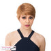 Synthetic Short Layered Pixie Cut Style Full Cap Wig Bebe,Strawberry blonde