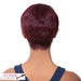 Synthetic Short Layered Pixie Cut Style Full Cap Wig Bebe,Dark wine