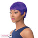 Synthetic Short Layered Pixie Cut Style Full Cap Wig Bebe,Purple
