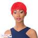 Synthetic Short Layered Pixie Cut Style Full Cap Wig Bebe,Red