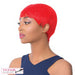 Synthetic Short Layered Pixie Cut Style Full Cap Wig Bebe,Red