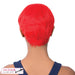 Synthetic Short Layered Pixie Cut Style Full Cap Wig Bebe,Red