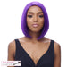 Big Shot Synthetic Bob Style Side Bang Short Length Wig Iron Friendly,CELEB PURPLE