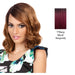 Synthetic Wig Blue Bell,Two tone off black/burgundy