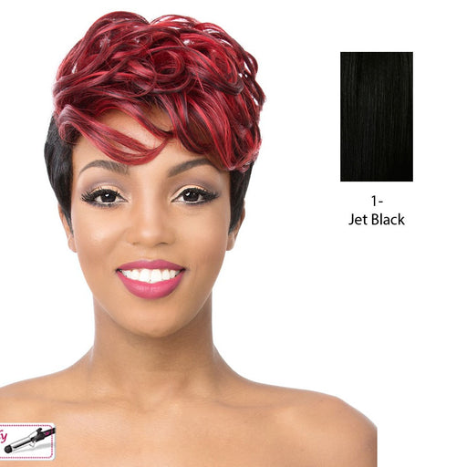 Chi Heat Friendly Synthetic Wig,Black