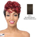 Chi Heat Friendly Synthetic Wig,Mix of darkest brown and medium brown