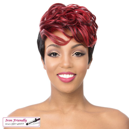 Chi Heat Friendly Synthetic Wig,Natural dark extra/burgundy