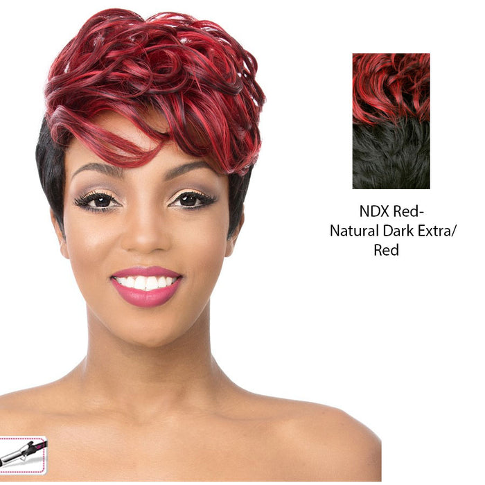Chi Heat Friendly Synthetic Wig,Natural dark extra/red