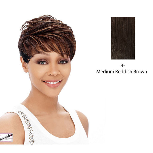 Cyndi Synthetic Wig,Dark brown