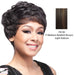 Sassy Mama Synthetic Full Wig Eden,Medium brown base with light auburn highlights