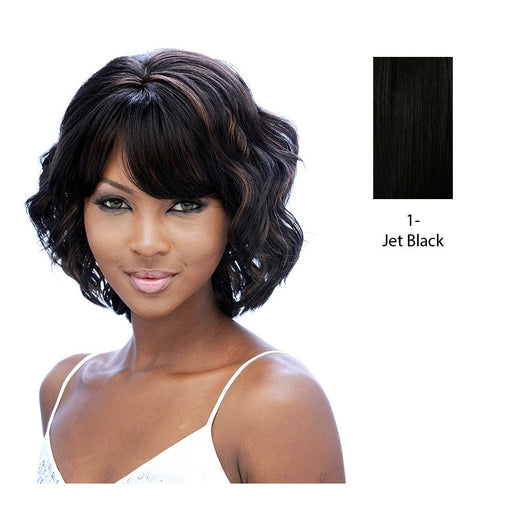 Edna Synthetic Wig,Black