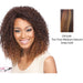 Synthetic Wig Effy,Two tone frost blend of medium auburn and deep gold layer over medium auburn bottom