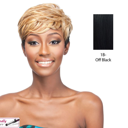 Synthetic Full Wig Elem,Off black