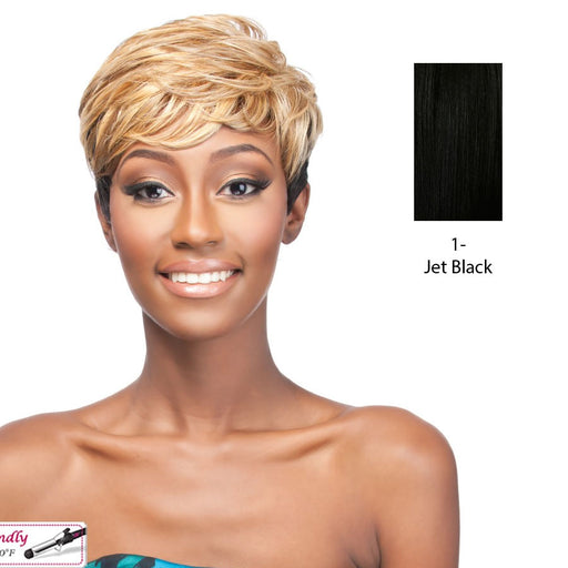 Synthetic Full Wig Elem,Black