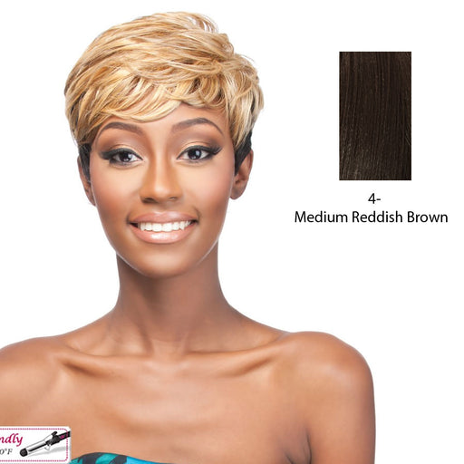 Synthetic Full Wig Elem,Dark brown