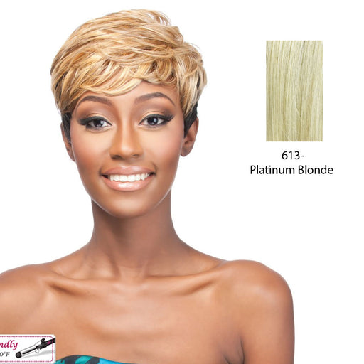 Synthetic Full Wig Elem,Platinum blonde