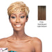 Synthetic Full Wig Elem,Dark brown roots with light auburn