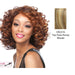Synthetic Wig Elisa,Two tone frost blend of strawberry blonde layer over with honey blonde bottom