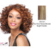 Synthetic Wig Elisa,Two tone frost blend of strawberry blonde and bright pumpkin layer over gold light auburn bottom