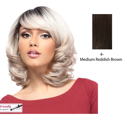 Heat Friendly Synthetic Wig Harper,Dark brown