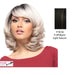 Heat Friendly Synthetic Wig Harper,Off black base with light auburn highlights