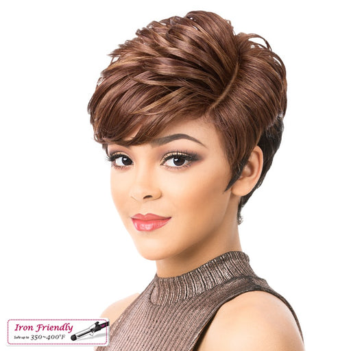 Heat Friendly Synthetic Wig Joo,Natural dark extra/light auburn