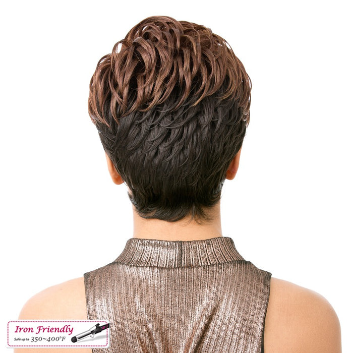Heat Friendly Synthetic Wig Joo,Natural dark extra/light auburn